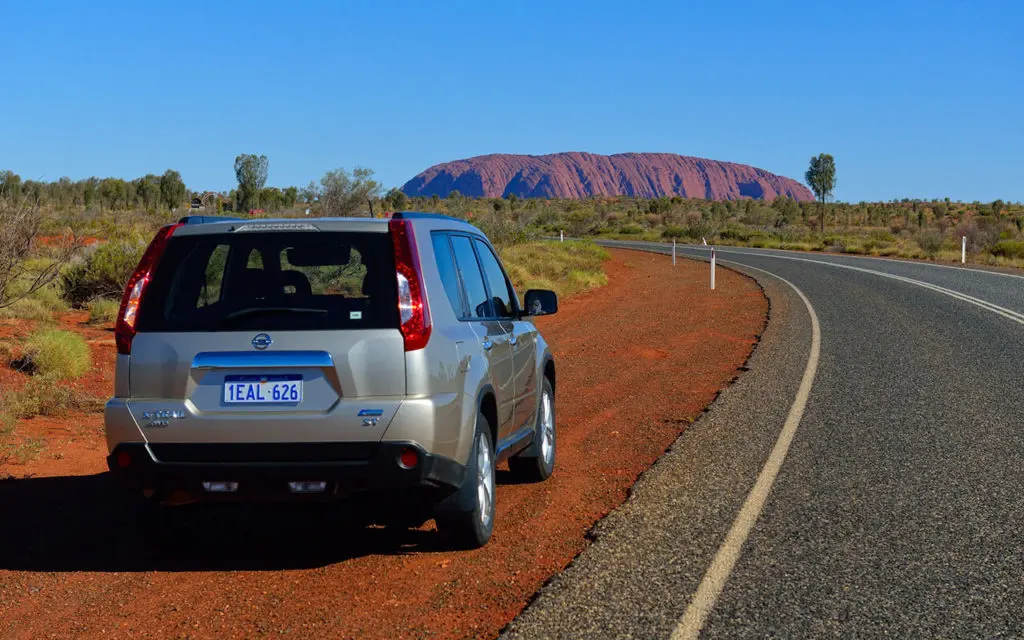 Take a drive in the Red Centre desert