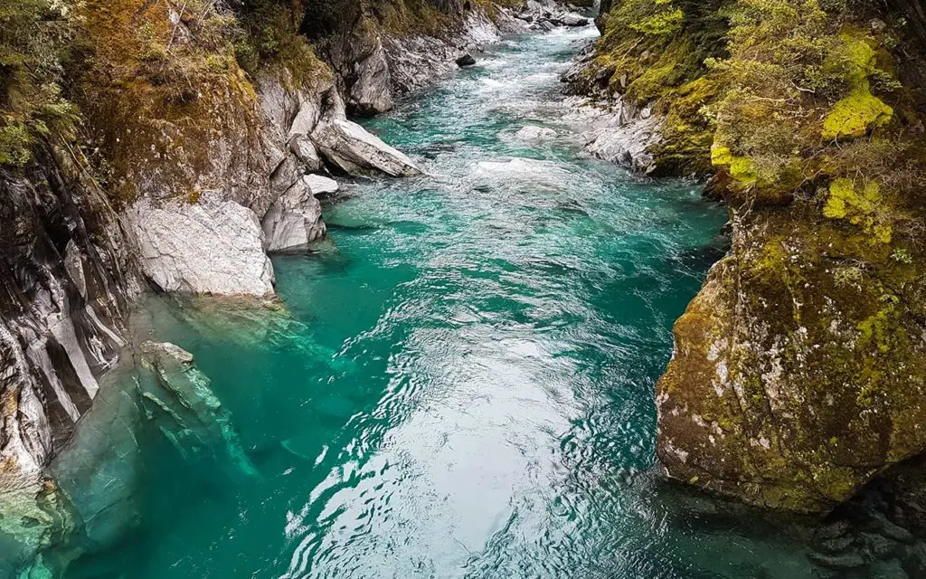 Blue Pools have an extraordinary translucent colour