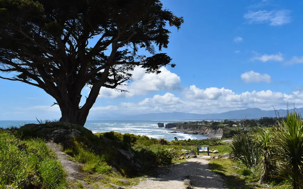 The amazing coast of New Zealand at Cape Foulwind