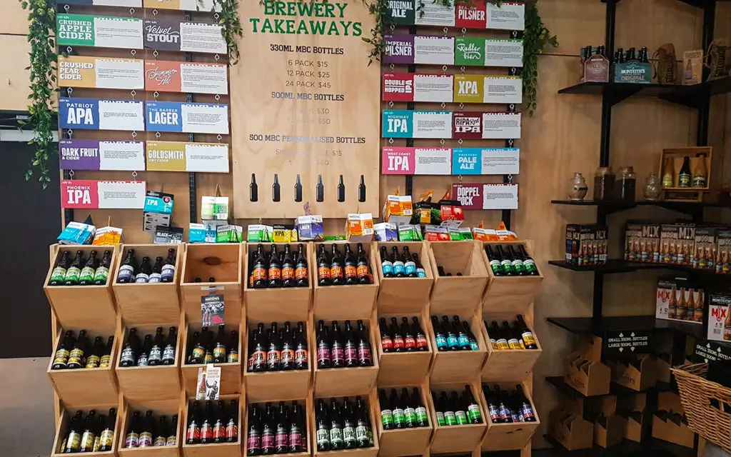 You can buy beer and cider at Monteith's Brewery