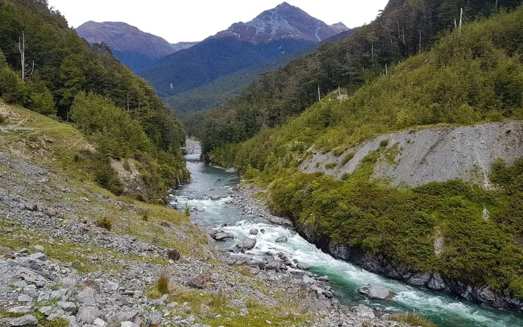 Take a walk around Lake Rere to experience the New Zealand wilderness