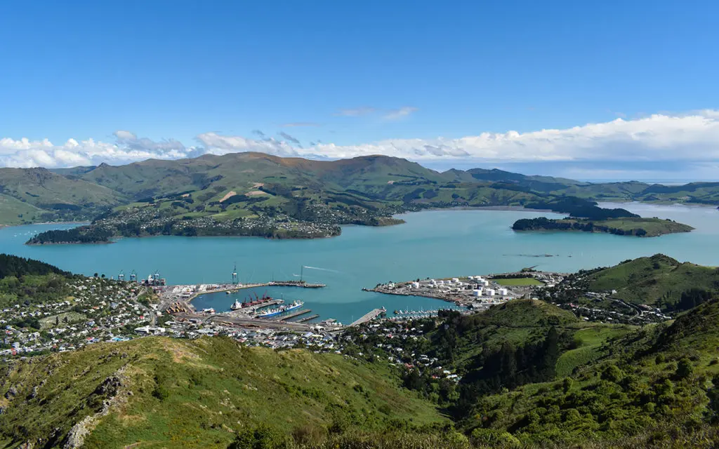 Lyttleton is a little harbour near Christchurch