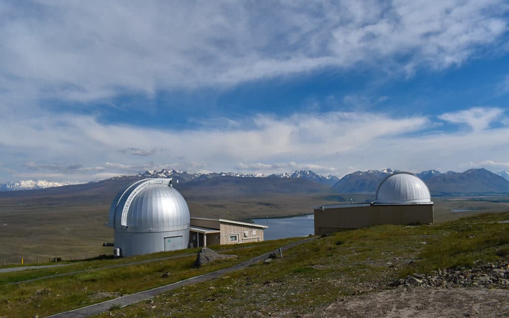 You can observe the dark sky at Mount John Observatory