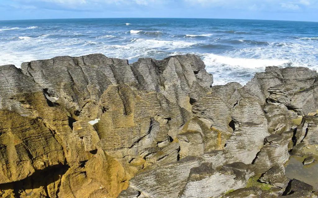 We had beautiful weather when we visited Pancake Rocks