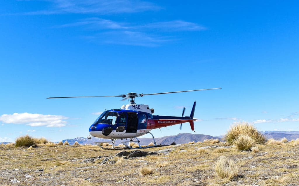 Take a helicopter tour in Queenstown