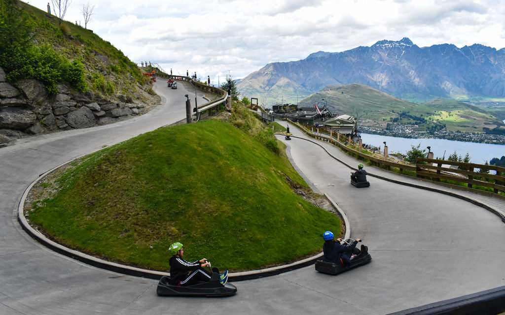 The luge is a fun Queenstown activity