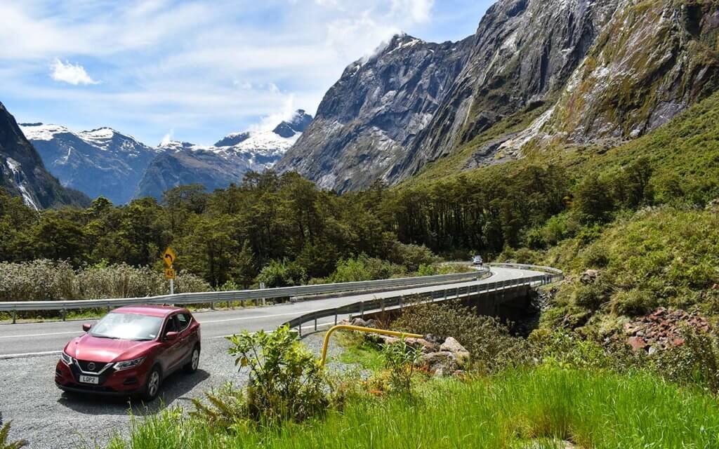 Milford Road is one of the most beautiful drives in New Zealand