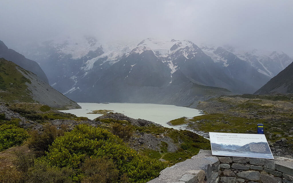 You can see Mount Cook on an easy hike