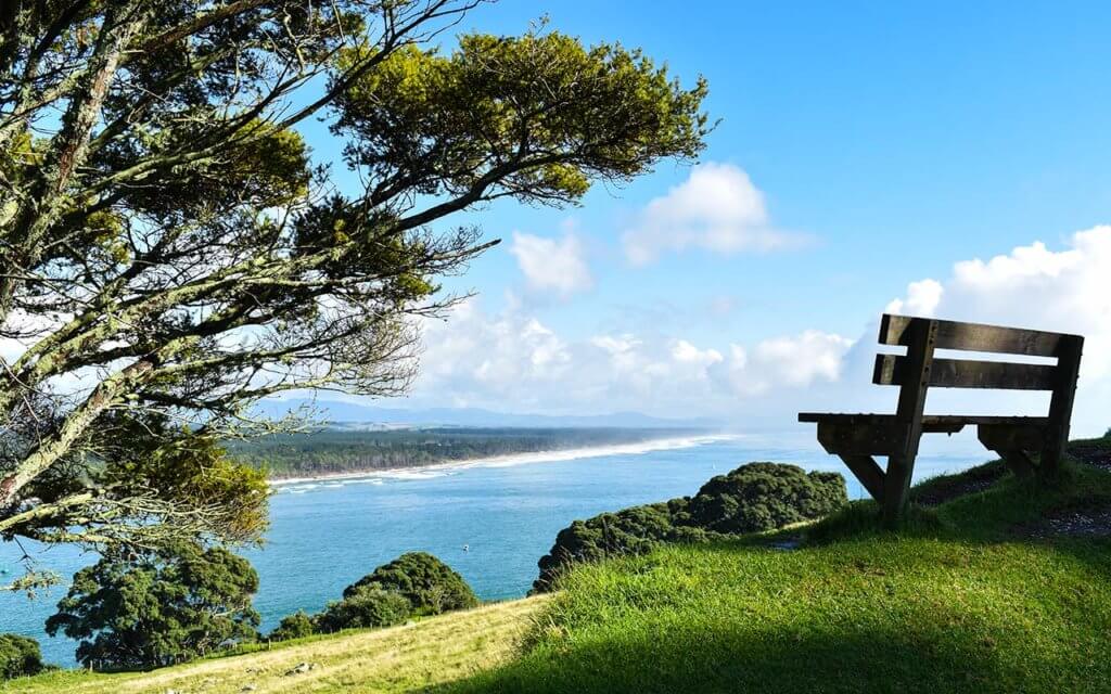 Take a break from driving and enjoy the beautiful New Zealand views