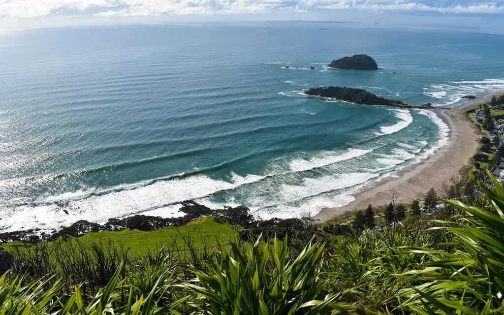 The North Island of New Zealand has some beautiful beaches