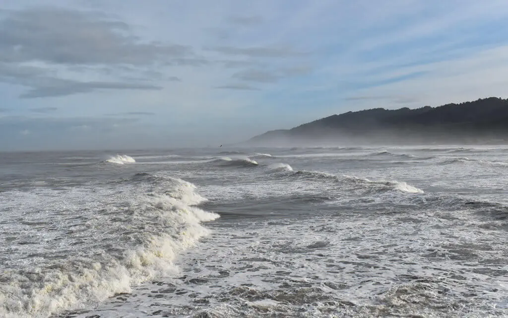 There is some wild weather on the West Coast of New Zealand