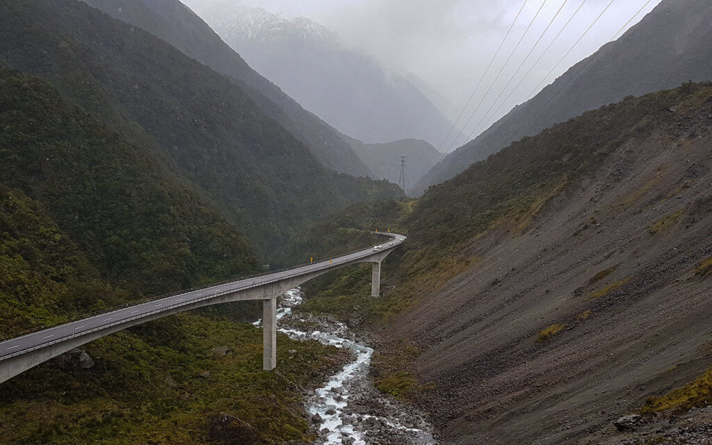 The weather can be bad at Arthurs Pass