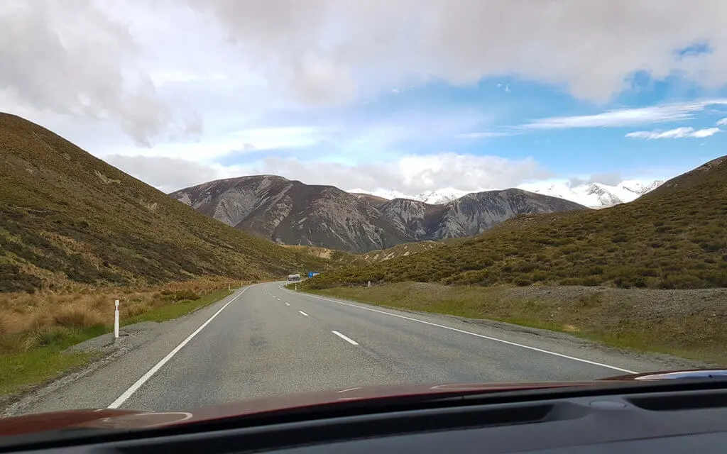 You need to drive through Arthurs Pass to go to the West Coast