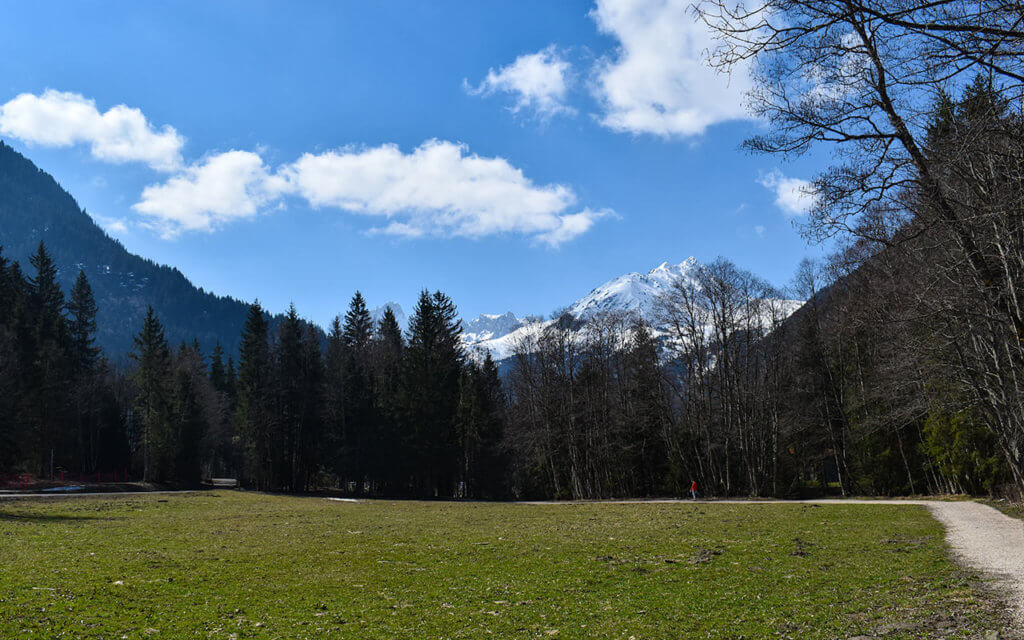 There are some nice walks around the village in Les Contamines