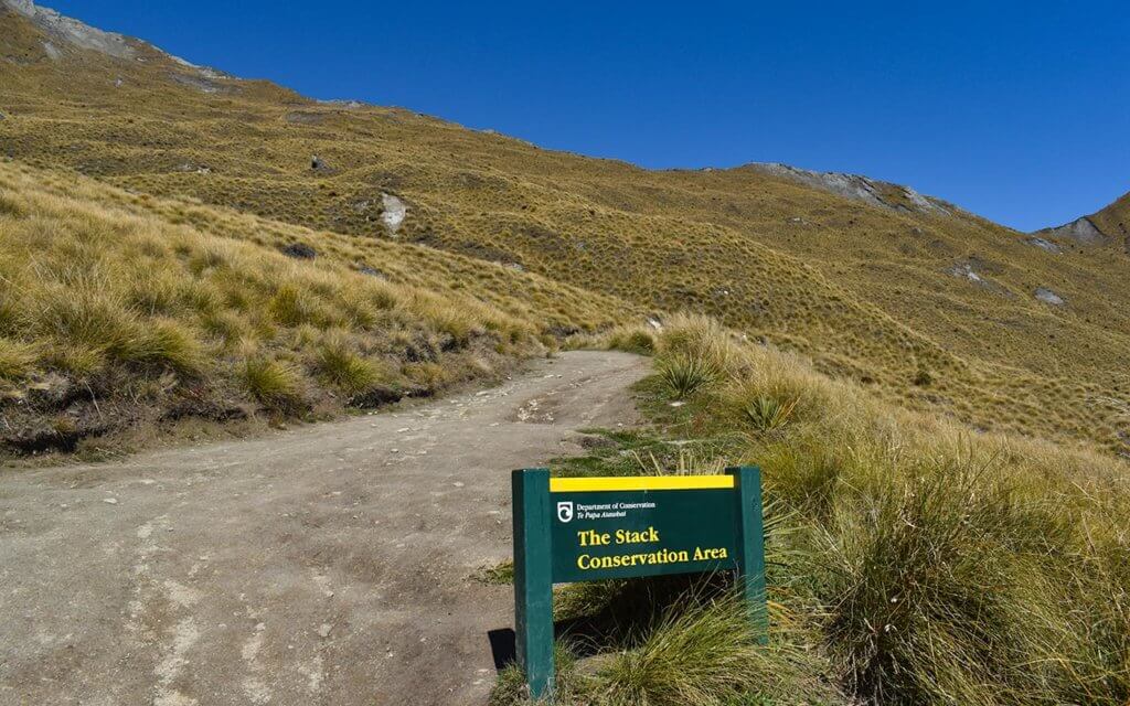 There is a conservation area on the way to Roys Peak