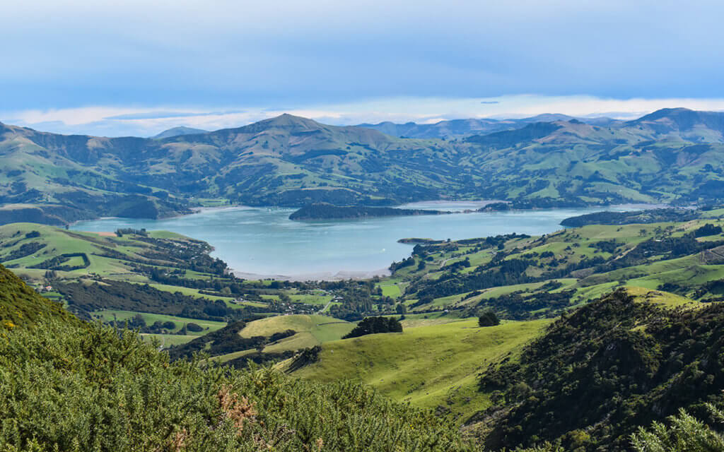Seeing the Banks Peninsula from a helicopter would be such a treat