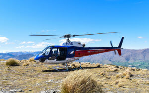 Take a helicopter tour in New Zealand