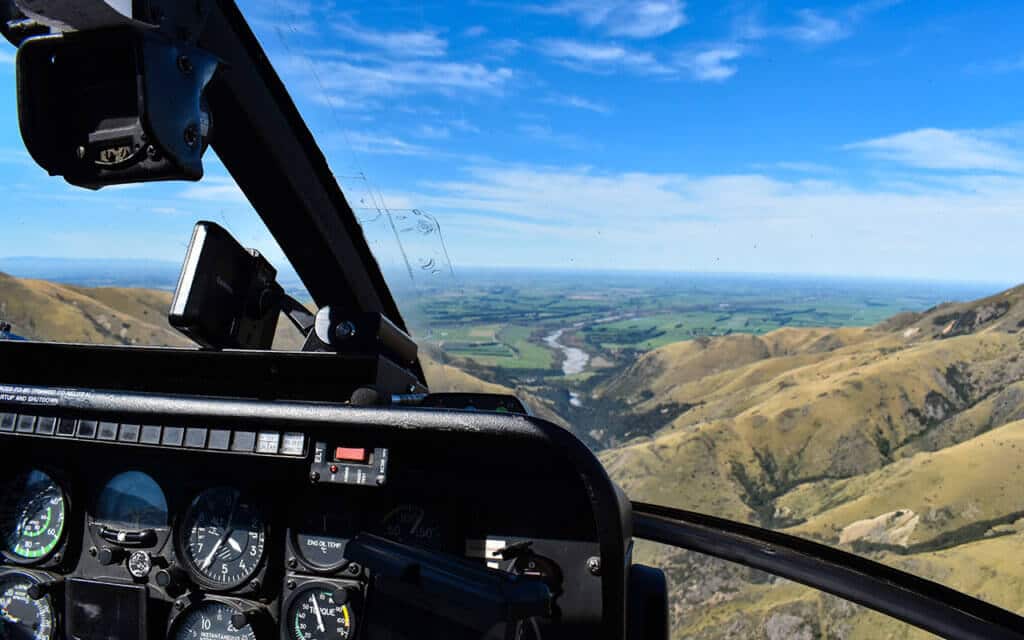 A helicopter ride in New Zealand is quick but intense