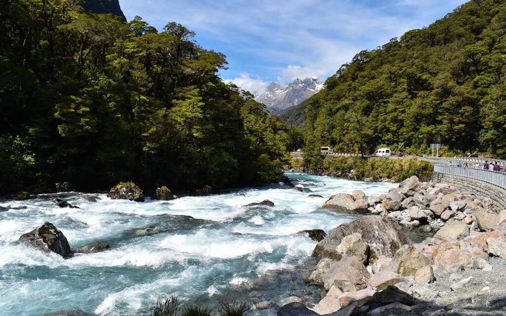 Te Anau to Milford Sound is a very scenic drive