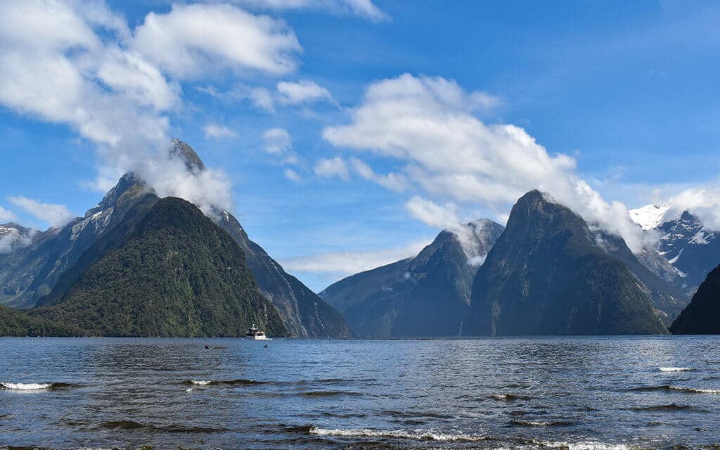 Mitre Peak is the highest mountain in Milford Sound