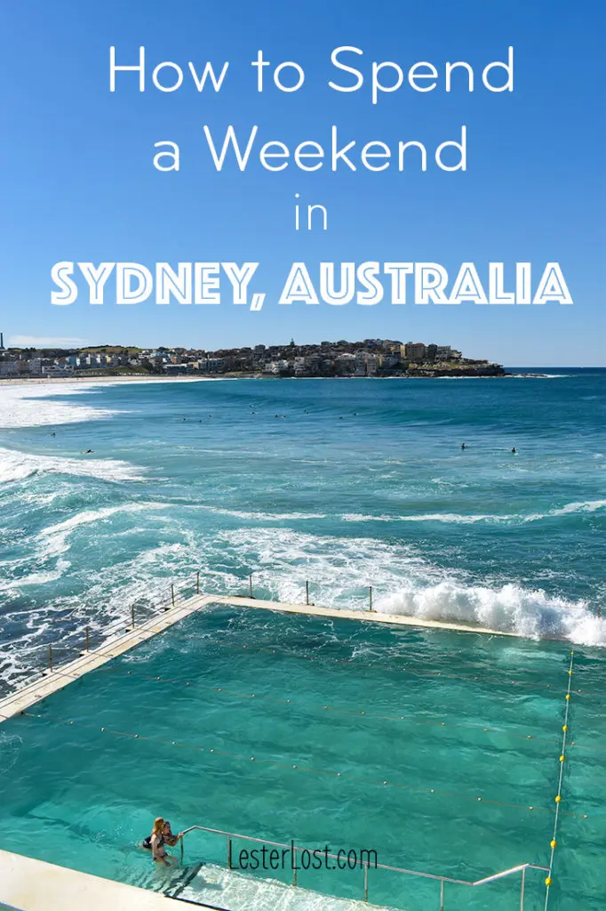 Spend the weekend outdoors in Sydney