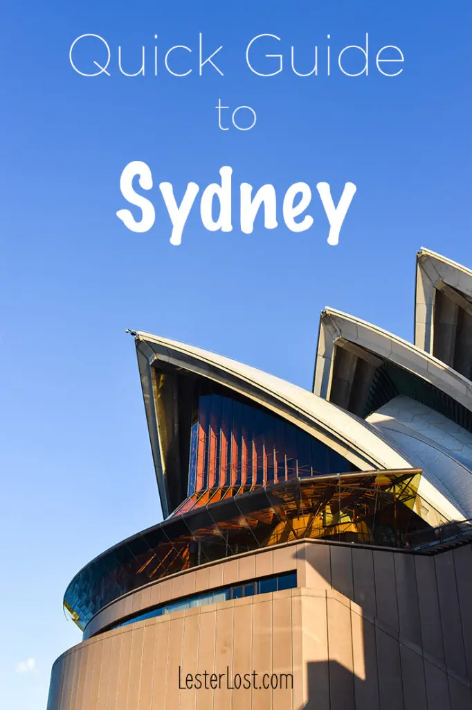 This is a quick guide to Sydney and things to do outdoors