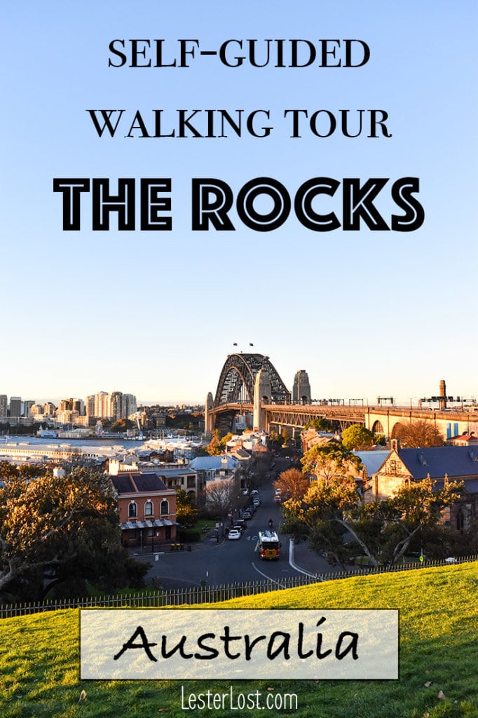 The Rocks self-guided walking tour is perfect to learn about Sydney's history