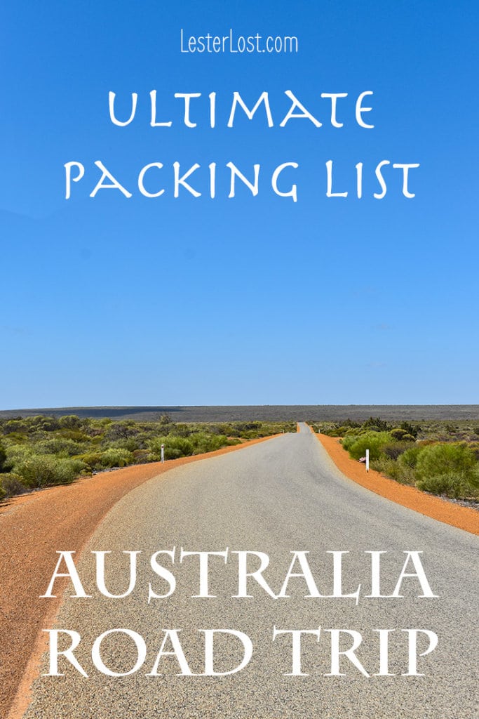 You need a good packing list for your road trip around Australia