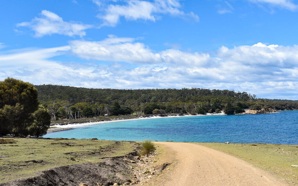 The scenery is really beautiful on Maria Island