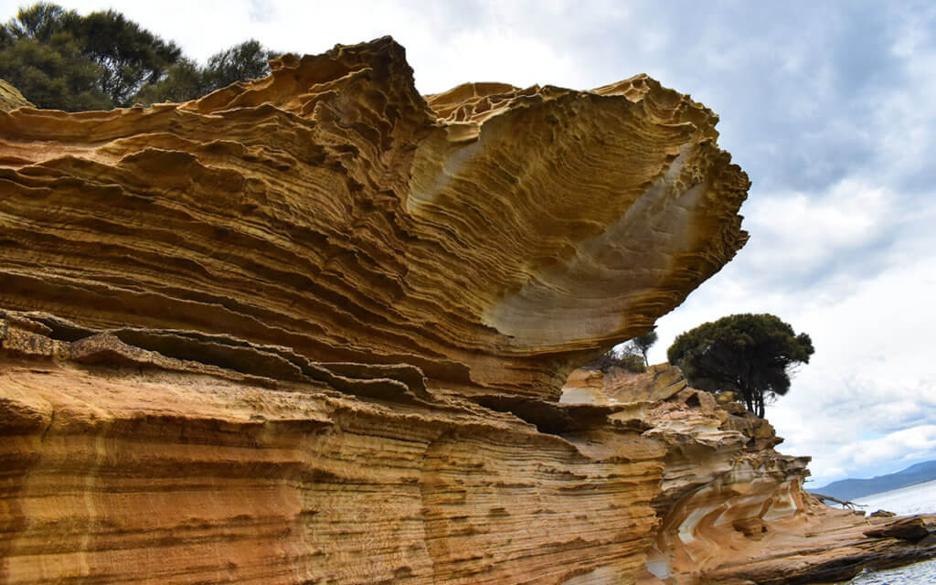 Painted Cliffs are a highlight of Maria Island