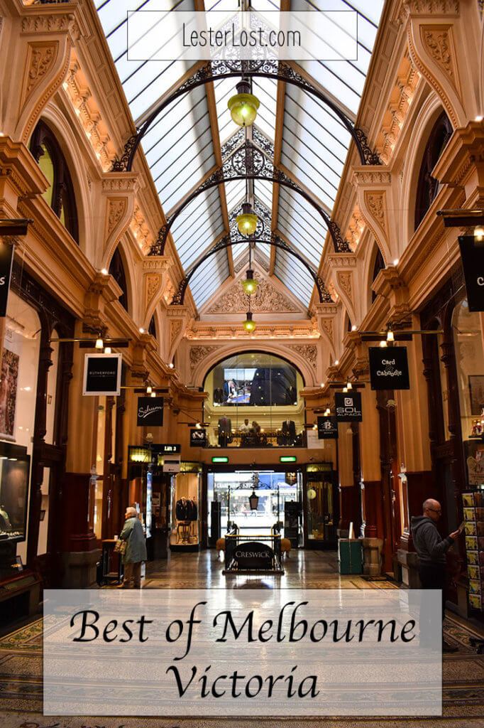 Stroll the elegant arcades in Melbourne