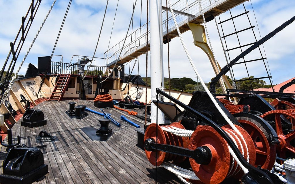 The whale chaser Cheynes IV is very well preserved