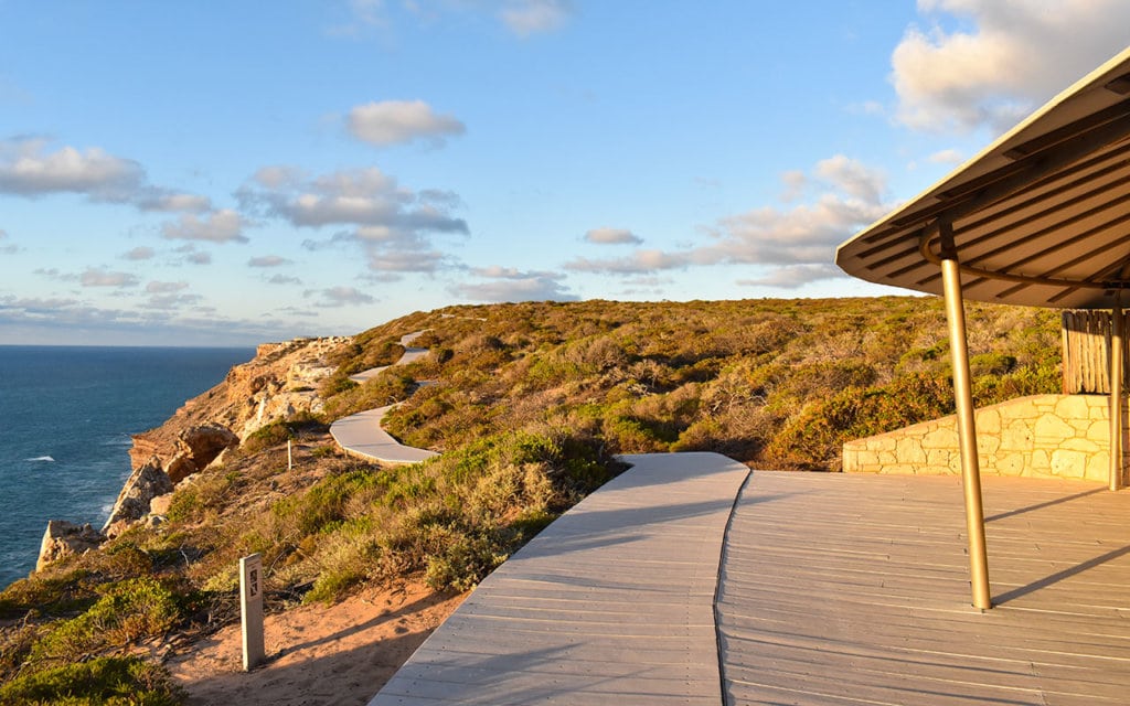 Shellhouse Grandstand is the perfect lookout to view the sunset in Kalbarri