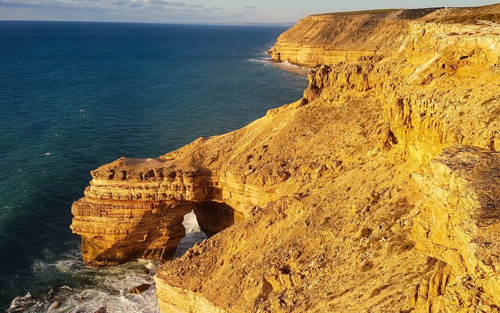 Natural Bridge is one of the icons in Kalbarri