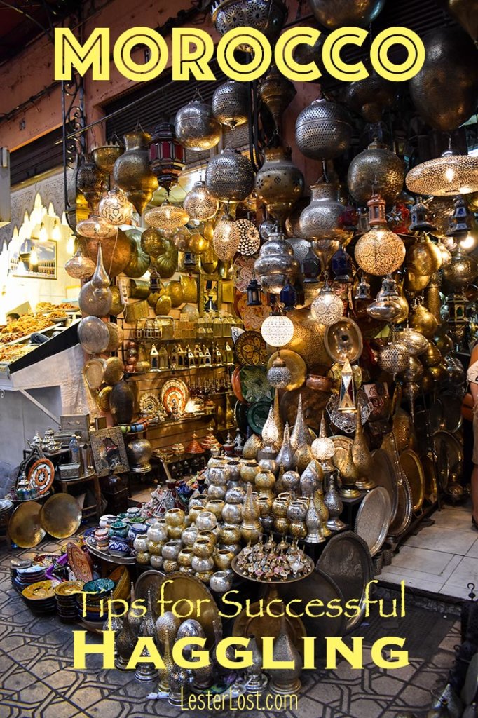 Haggling in Morocco is essential and can be fun