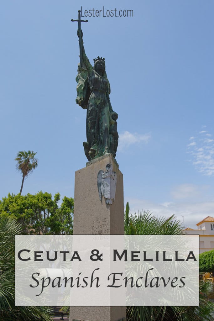 Ceuta and Melilla are two Spanish enclaves on the coast of Morocco