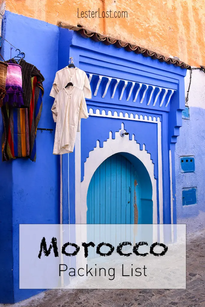 My Morocco packing list is essential in order to prepare your trip