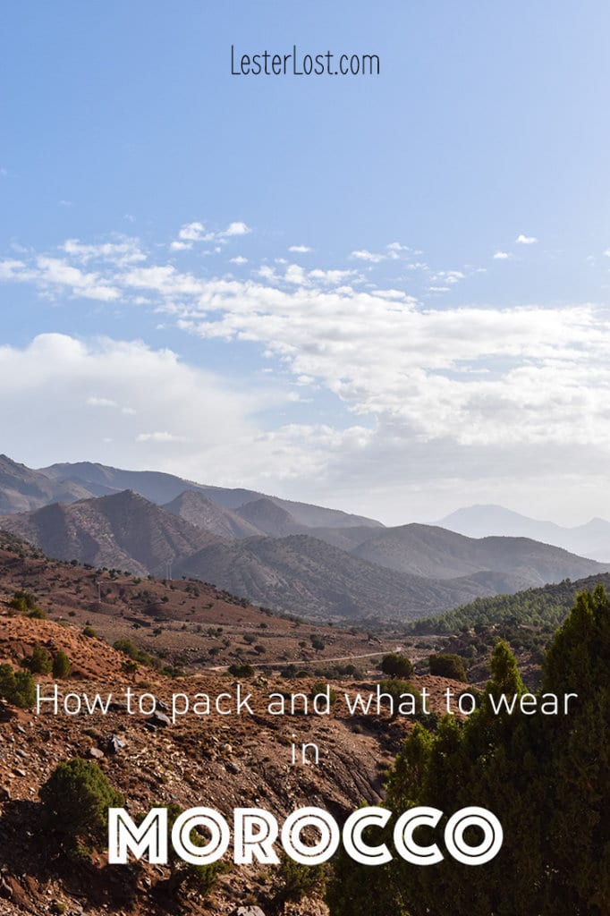 This is a great guide to help you pack correctly for a trip to Morocco
