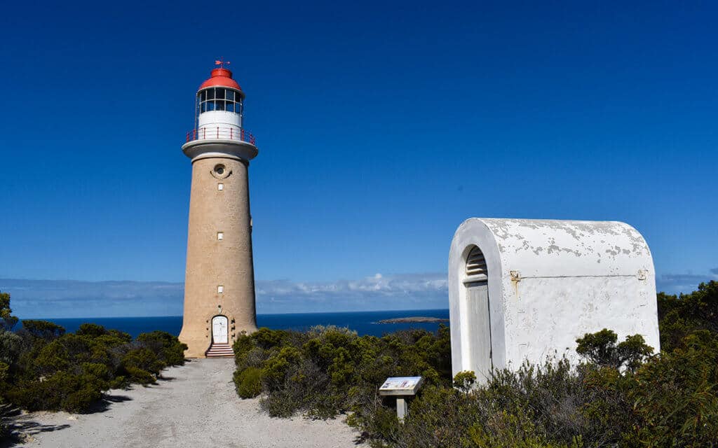 The lighthouse is one of the many things to see in Flinders Chase National Park