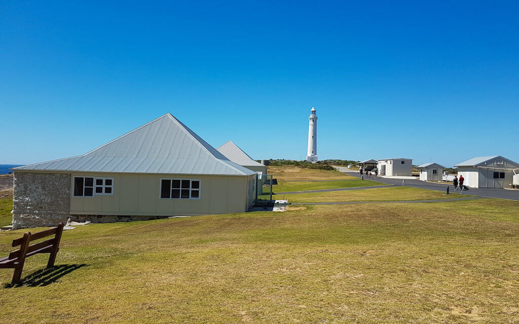 There is a café in the keepers cottages at Cape Leeuwin