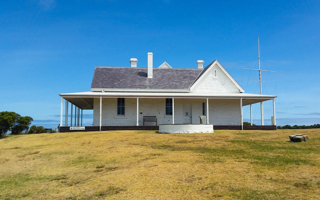 The site of Cape Otway Lighthouse has other interesting buildings and is very welcoming