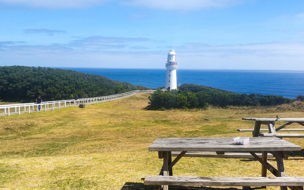 Cape Otway Lighthouse is now in a national park on the Great Ocean Road