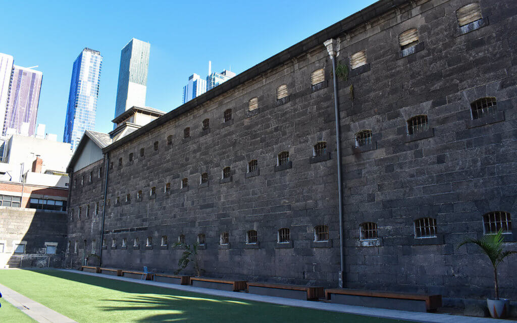 Part of the Old Melbourne Gaol is in RMIT university
