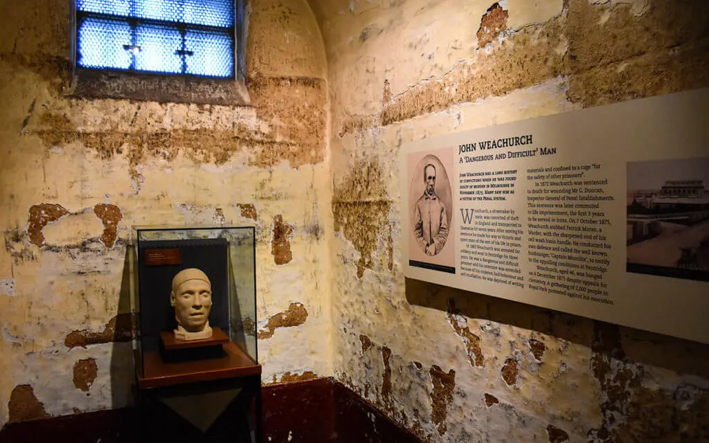 You can read about past criminals and their lives at the Old Gaol in Melbourne