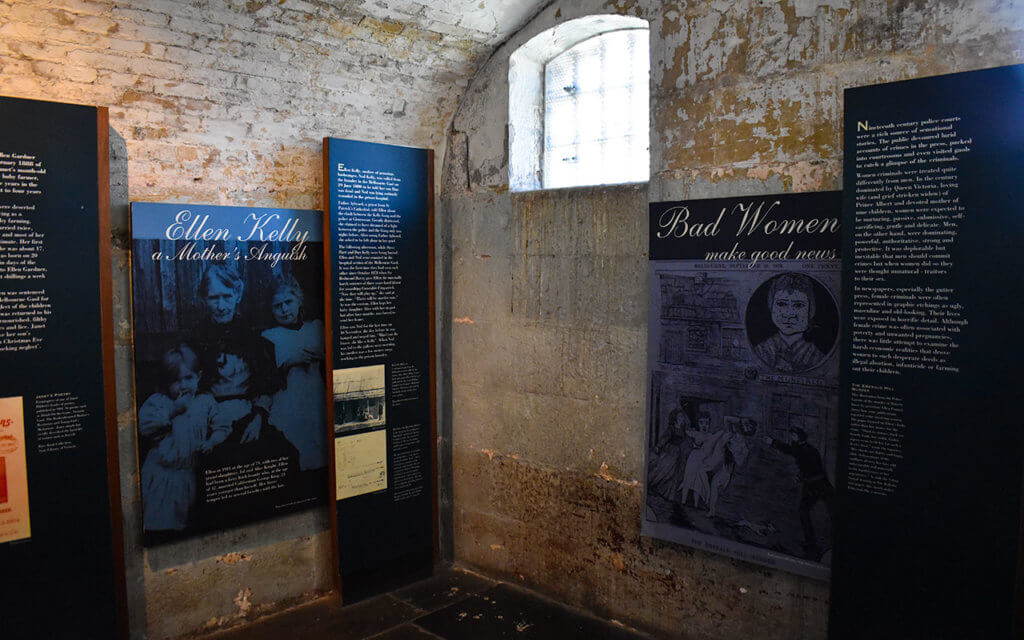 Women were also incarcerated at Melbourne Gaol