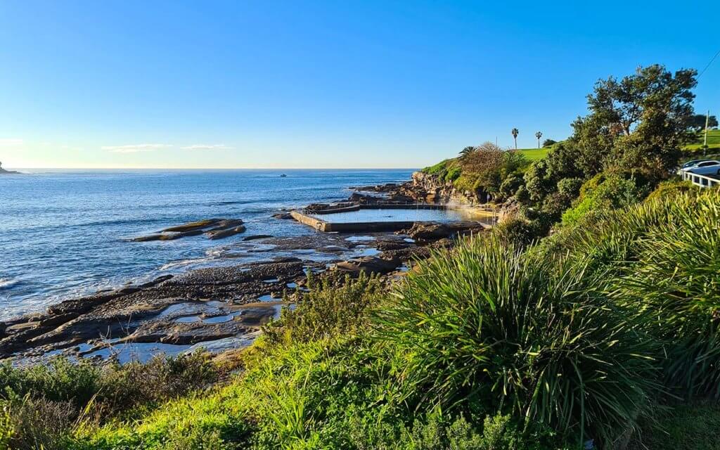 Malabar Beach is a secluded spot in Sydney's eastern suburbs
