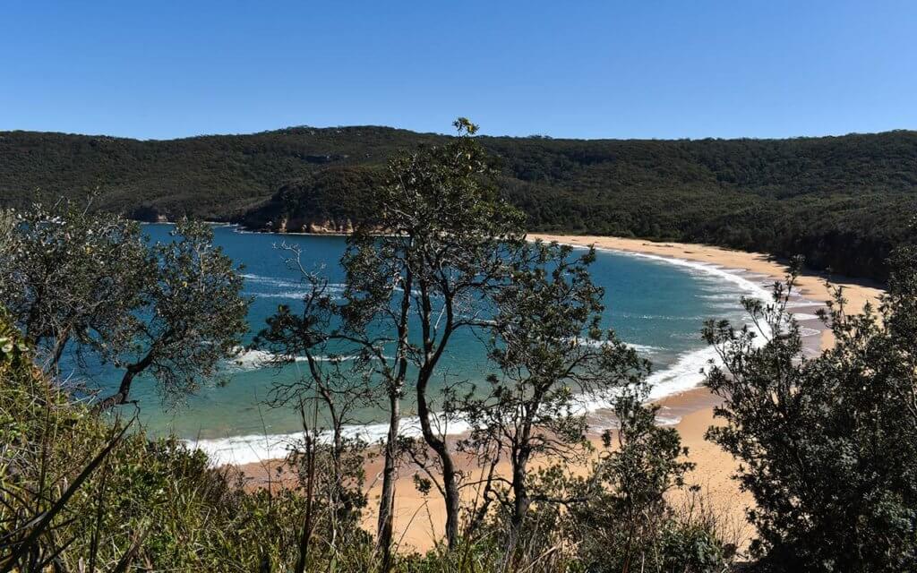 The view from Bouddi Point to Maitland Bay