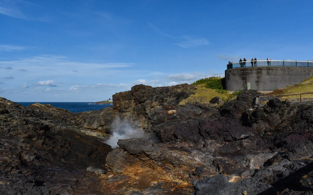 The blowhole is a famous Kiama attraction