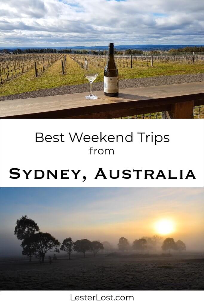 There are many great weekend trips from Sydney, plan your trip now!
