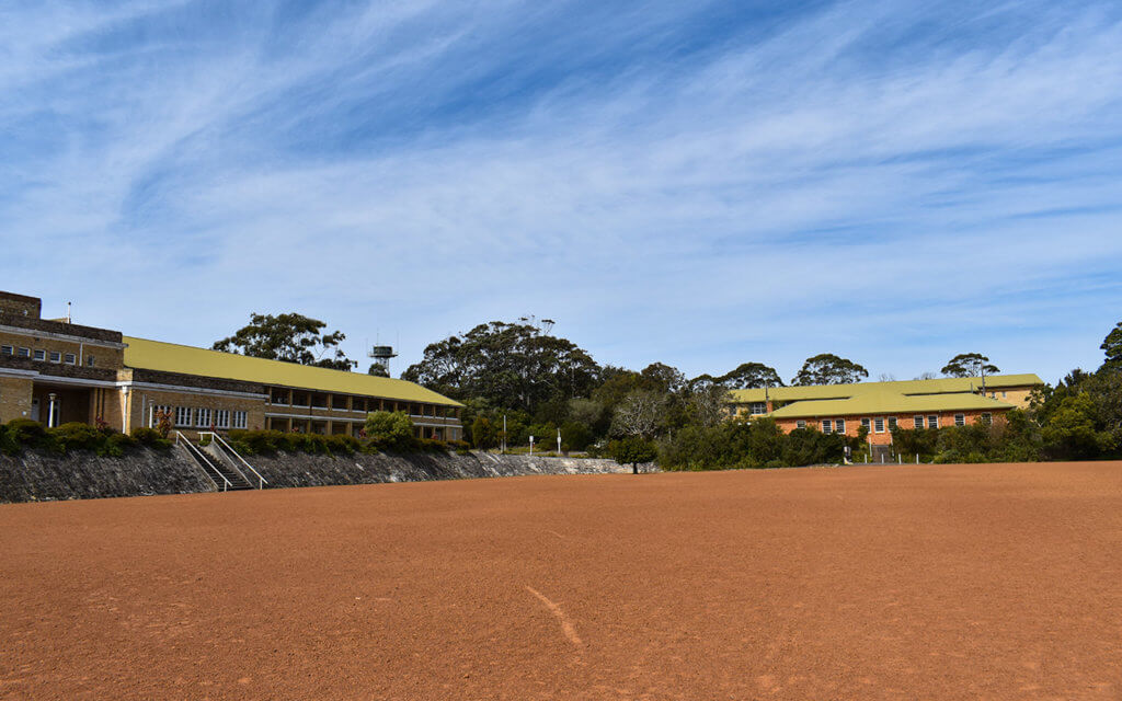 On North Head, the Barracks Precinct housed the School of Artillery for a time
